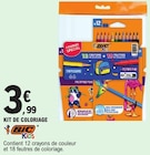 Kit de coloriage - BIC Kids en promo à 3,99 € chez E.Leclerc Kit de coloriage - BIC Kids dans le catalogue E.Leclerc