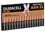 Plus AAA, 32er Pack, AAA Batterie, Alkaline, 1.5 Volt im MediaMarkt Saturn Prospekt Plus AAA, 32er Pack, AAA Batterie, Alkaline, 1.5 Volt von DURACELL im aktuellen MediaMarkt Saturn Prospekt für 19,99 €
