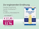 2 kcal Drink Vanille Trinkflasche im Angebot bei mea - meine apotheke in Witten 2 kcal Drink Vanille Trinkflasche Angebote von Fresubin bei mea - meine apotheke Witten für 17,95 €
