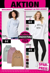 Damen Hoodie Angebote im Prospekt "Aktuelle Angebote" von Woolworth Damen Hoodie Angebote im Prospekt "Aktuelle Angebote" von Woolworth auf Seite 38