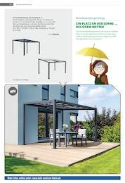 Faltpavillon Angebot im aktuellen Holz-Zentrum Theile Prospekt auf Seite 15