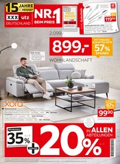 Wohnlandschaft im XXXLutz Prospekt in Bergisch Gladbach Aktueller XXXLutz Prospekt mit Wohnlandschaft, "NR. 1 BEIM PREIS", Seite 2