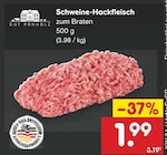 Aktuelles Schweine-Hackfleisch Angebot bei Netto Marken-Discount in Dortmund ab 1,99 €