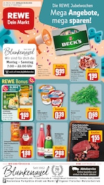 Aktueller REWE Prospekt mit Rindfleisch, "Dein Markt", Seite 1