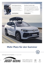 Der aktuelle Volkswagen Prospekt Der aktuelle Volkswagen Prospekt Mehr Platz für den Sommer