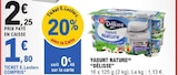 Yaourt nature - DELISSE dans le catalogue E.Leclerc