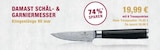Damast Schäl- & Garniermesser Angebote bei Getränke Hoffmann Kleve für 19,99 €