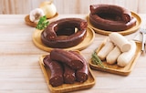 Bi1 Chaource - Promo Boudin blanc nature ou Boudin noir à l'ancienne aux oignons ou aux pommes ou à la crème Promo Boudin blanc nature ou Boudin noir à l'ancienne aux oignons ou aux pommes ou à la crème à 7,59 € dans le catalogue Bi1 à Chaource