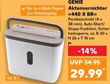 Aktenvernichter »440 X BR« im Angebot bei Kaufland in Melle Aktenvernichter »440 X BR« Angebote von GENIE bei Kaufland Melle für 29,99 €