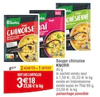 Soupe chinoise à Carrefour dans Ludes