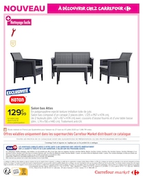 Prix et réduction Keter dans le prospectus Carrefour Market en cours Offre Keter dans le catalogue Carrefour Market du moment à la page 12