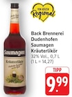 Saumagen Kräuterlikör Angebote von Back Brennerei Dudenhofen bei E center Pirmasens für 9,99 €