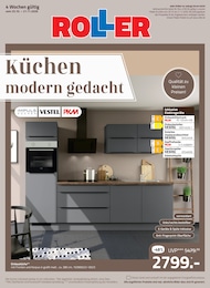 ROLLER Prospekt "Küchen modern gedacht" für Varel, 4 Seiten, 25.10.2026 - 21.11.2026