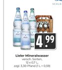 Lieler Mineralwasser Angebote bei Hieber Freiburg für 4,99 €