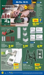 Lidl Schleifmaschinen im Prospekt 