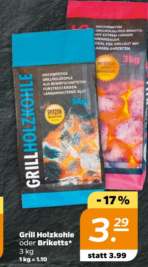 Grill Holzkohle oder Briketts