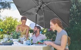 Lidl Saint-Amand - Promo Parasol avec éclairage solaire LED Promo Parasol avec éclairage solaire LED à 69,99 € dans le catalogue Lidl à Saint-Amand