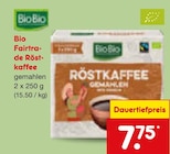 Fairtrade Röstkaffee im Angebot bei Netto Marken-Discount in Grevenbroich Fairtrade Röstkaffee Angebote von BioBio bei Netto Marken-Discount Grevenbroich für 7,75 €