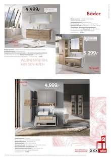 Badmöbel im aktuellen XXXLutz Möbelhäuser Prospekt (Nürnberg) Badmöbel im XXXLutz Möbelhäuser Prospekt "VOGLAUER" mit 18 Seiten (Nürnberg)