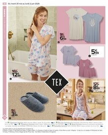 Promotion Mules Femme dans le prospectus Carrefour, valable du 20/05/2025 au 02/06/2025 Promo Mules Femme dans le catalogue Carrefour du moment à la page 12