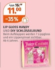 LIP GLOSS HANDY UND DIY SCHLÜSSELBUND von  im aktuellen Müller Prospekt für 11,00 €