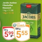 Aktuelle Jacobs balance Angebote bei GLOBUS in Bochum Aktuelles Auslese Filterkaffee Klassisch Angebot bei GLOBUS in Bochum ab 5,55 €