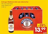 Aktuelle Erdinger Angebote bei Netto Marken-Discount in Mannheim Aktuelles Weißbiere Hell oder Alkoholfrei Angebot bei Netto Marken-Discount in Mannheim ab 13,99 €