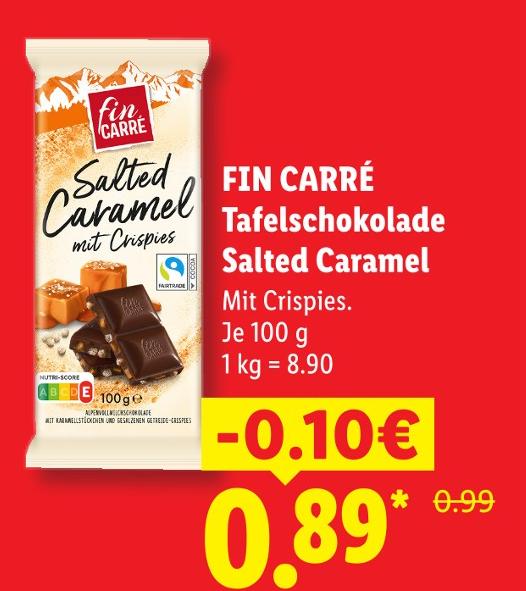 Tafelschokolade Salted Caramel