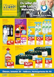 Netto Marken-Discount Prospekt für Lauffen mit 2 Seiten Netto Marken-Discount Prospekt für Lauffen: "DER ORT, AN DEM DU IMMER AUSGEZEICHNETE PREISE FINDEST.", 2 Seiten, 13.07.2026 - 18.07.2026