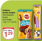 Snacks Singles im Angebot bei GLOBUS in Bad Homburg Snacks Singles Angebote von Pedigree bei GLOBUS Bad Homburg für 1,29 €