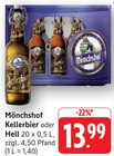 Kellerbier bei E center im  Prospekt für 13,99 €