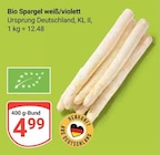 Aktuelles Bio Spargel weiß/violett Angebot bei GLOBUS in Salzgitter ab 4,99 €