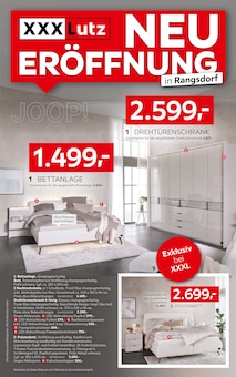 XXXLutz Möbelhäuser Prospekt NEU-ERÖFFNUNG in Rangsdorf mit 4 Seiten