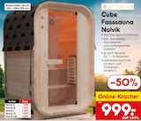 Cube Fasssauna Nolvik S von Artsauna im aktuellen Netto Marken-Discount Prospekt