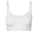 Seamless-Bustier mit Spitze, weiß bei Tchibo im Supermarkt im Prospekt "" für 14,99 €