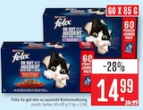 Felix So gut wie es aussieht Katzennahrung Angebote von Purina bei Marktkauf Kirchheim für 14,99 €
