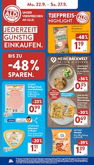 Putenschnitzel Angebot im ALDI SÜD Prospekt, gültig von 20.09.2025 bis 27.09.2025 Putenschnitzel Angebot im aktuellen ALDI SÜD Prospekt auf Seite 6