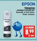 Tintenpatrone EcoTank C13T00P140 Angebote von EPSON bei Marktkauf Schwabach für 8,99 €