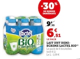 Lait UHT demi-écrémé Bio - Lactel en promo chez U Express Tours à 6,51 €