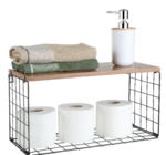 L'étagère murale avec panier de rangement - DECLIC HOME - Stokomani à Saint-Martin-d'Hères L'étagère murale avec panier de rangement - DECLIC HOME en promo chez Stokomani Saint-Martin-d'Hères à 6,99 €