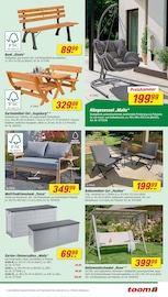 Aktueller toom Baumarkt Prospekt mit Gartenbank, "Respekt, wer's selber macht.", Seite 9