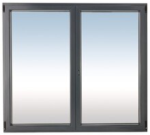 Brico Dépôt Houilles - Fenêtre deux vantaux en aluminium gris anthracite 125x140 cm droite Promo Fenêtre deux vantaux en aluminium gris anthracite 125x140 cm droite dans le catalogue Brico Dépôt "Fenêtres" à Houilles