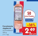 Französische Jagdwurst für 2,49 € bei Netto Marken-Discount im Angebot Französische Jagdwurst im aktuellen Netto Marken-Discount Prospekt