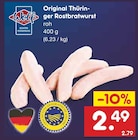Original Thüringer Rostbratwurst Angebote von Wolf bei Netto Marken-Discount Rostock für 2,49 €