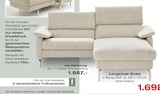 Aktuelle Sitzmöbel Angebote bei külkens+sohn Polstermöbel in Herne Aktuelles Longchair-Ecke Angebot bei külkens+sohn Polstermöbel in Herne ab 1.698,00 €