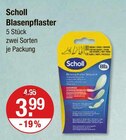 Blasenpflaster im V-Markt Prospekt Blasenpflaster von Scholl im aktuellen V-Markt Prospekt für 3,99 €