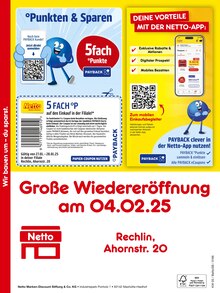 Netto Marken-Discount Prospekt Rechlin "Vor dem Umbau 10% AUF ALLES." mit 2 Seiten