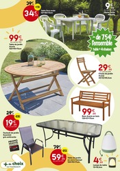 Promos Décoration Table dans le catalogue "Bien être dans son jardin" de Maxi Bazar à la page 5