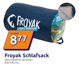 Schlafsack im Angebot bei Action in Weimar Schlafsack Angebote von Froyak bei Action Weimar für 8,77 €