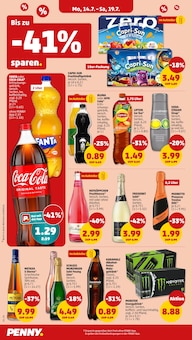 Coca Cola im Penny Prospekt "Wer günstig will, muss Penny." mit 36 Seiten (Böblingen)